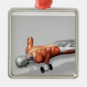 Setanta Push Up 4 Metal Tree Decoration