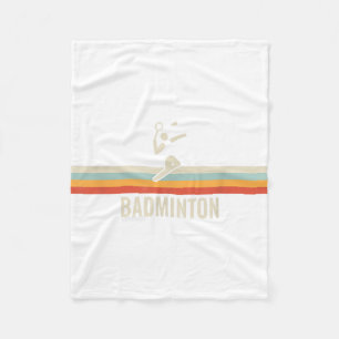 Setback Game Shuttle Sport Badminton Racket For Me Fleece Blanket