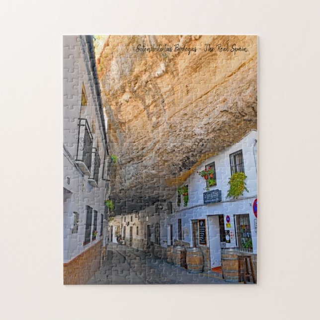 Setenil de las Bodegas- The Real Spain Jigsaw Puzzle (Vertical)