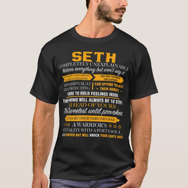 Seth completely unexplainable T-Shirt (Front)