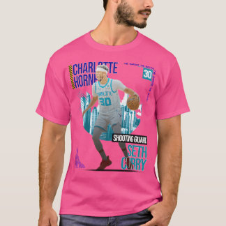Seth Curry Basketball Art Hornets 2 T-Shirt