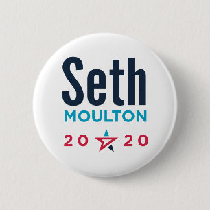 Seth Moulton 2020 6 Cm Round Badge