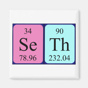 Seth periodic table name magnet