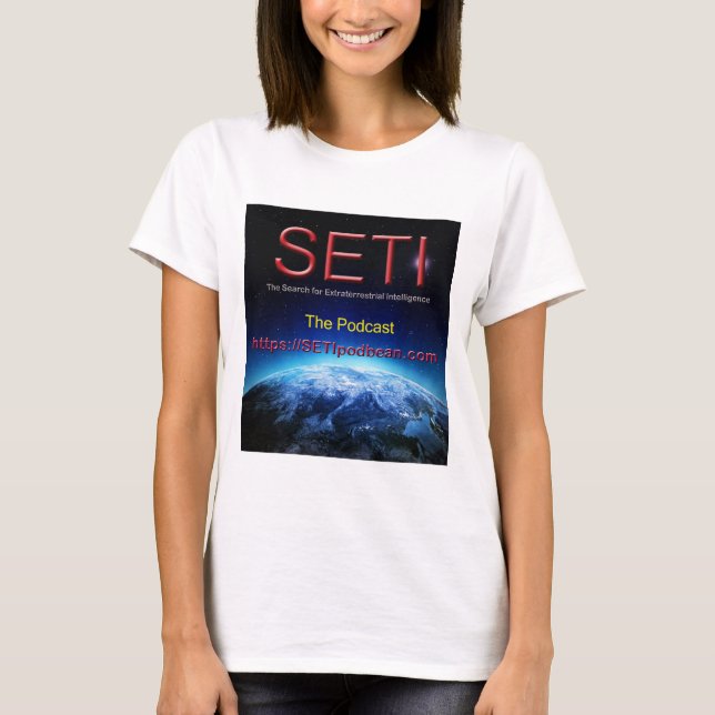 SETI Podcast Podbean LOGO T-Shirt (Front)