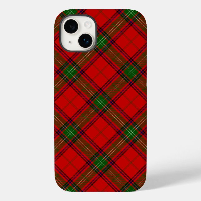Seton tartan red green plaid Case-Mate iPhone case (Back)