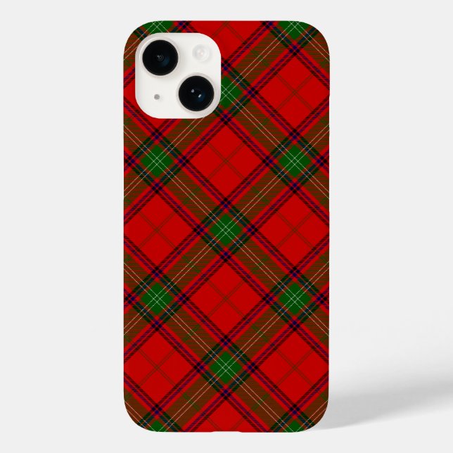Seton tartan red green plaid Case-Mate iPhone case (Back)