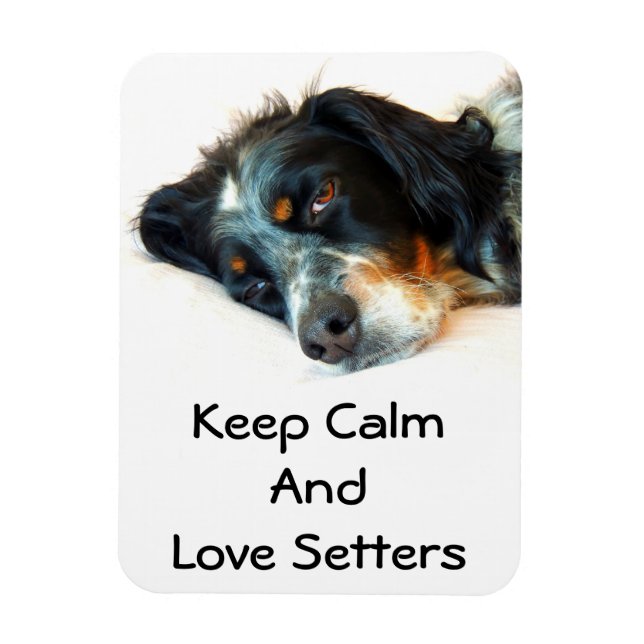 Setter Love Photo Magnet (Vertical)