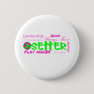 Setter Traits 6 Cm Round Badge