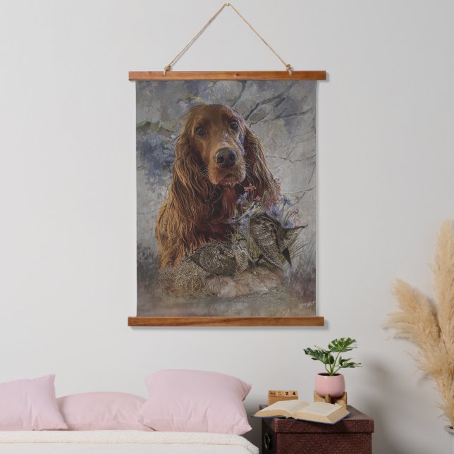 Setters Art Hanging Tapestry (Bedroom)