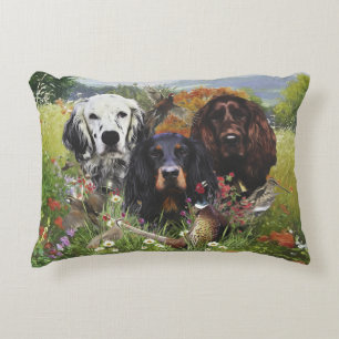 Setters Family Decorative Cushion