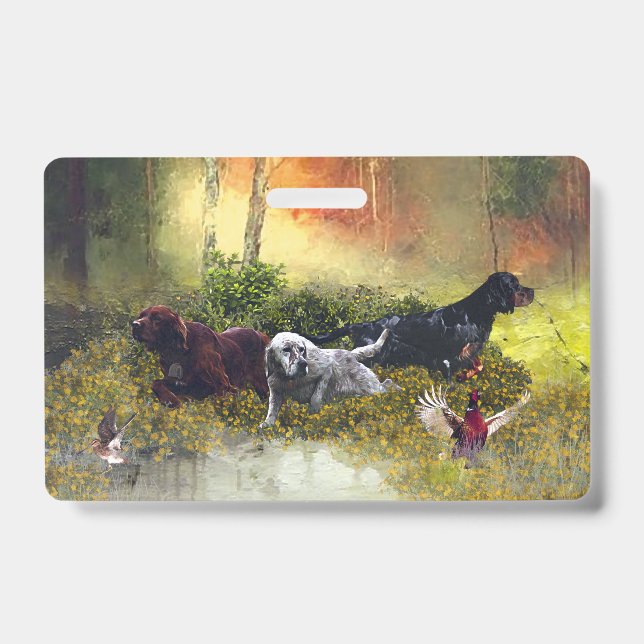 Setters Family    ID Badge (Front)