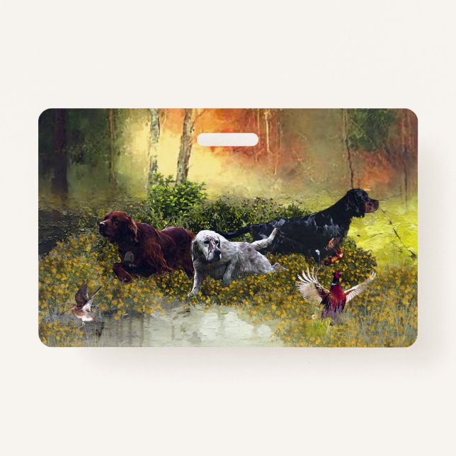 Setters Family    ID Badge (Front)