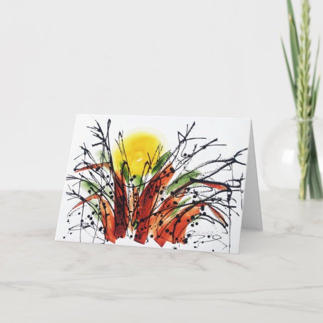 Settin' in th' Baobab Tree Notecard (Front)