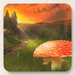 Setting Autumn Sun. Coaster