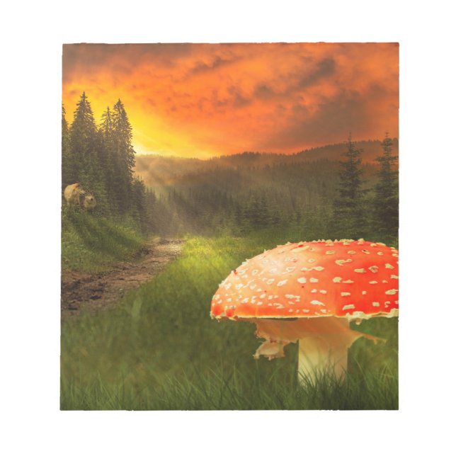 Setting Autumn Sun. Notepad (Front)