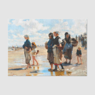 Setting Out to Fish by John Singer Sargent Tissue Paper