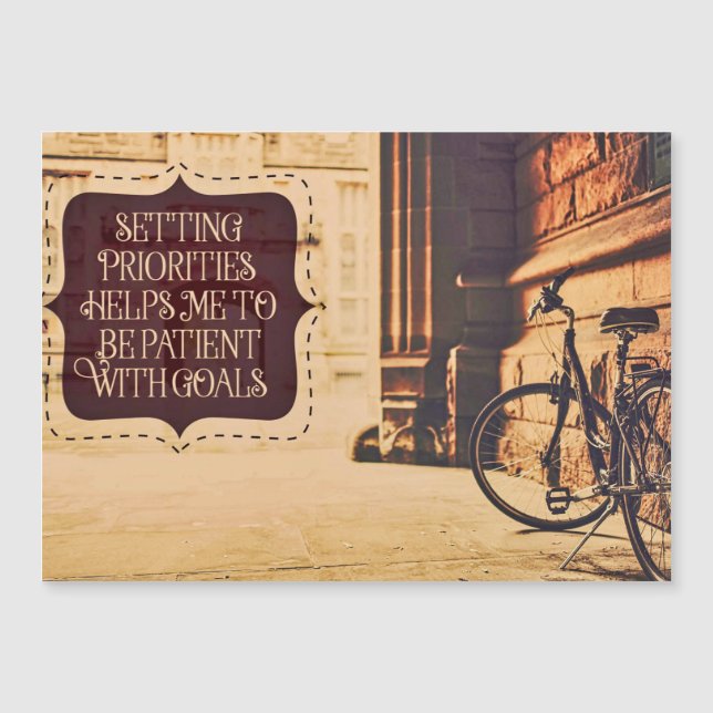 Setting Priorities (Front)