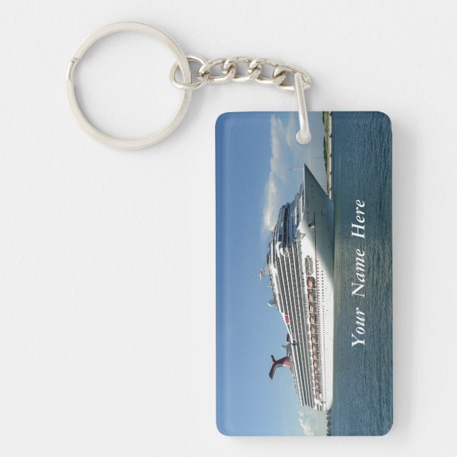 Setting Sail Custom Key Ring (Front)