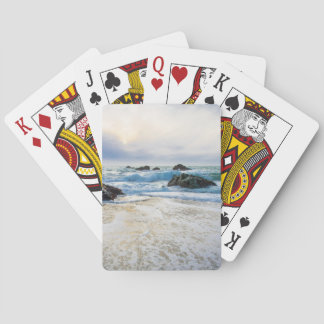 Setting Sun And Rising Tide Playing Cards
