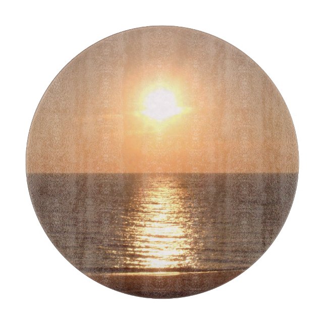 Setting Sun Cutting Board (Front)