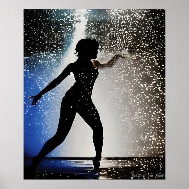 Setting the Shot - AI Fantasy Digital Art Print (Front)