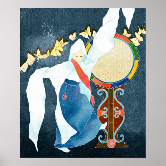 Seung Mu, Korean Monk Dance Poster (Front)