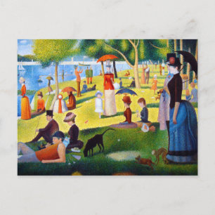 Seurat: A Sunday at La Grande Jatte Postcard