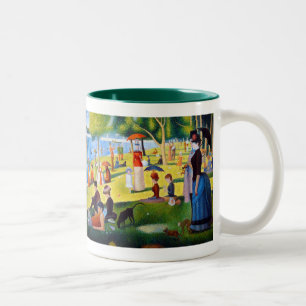 Seurat: A Sunday at La Grande Jatte Two-Tone Coffee Mug