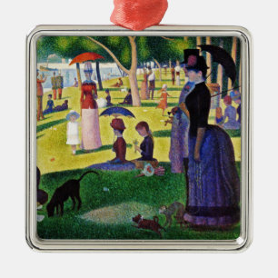 Seurat - A Sunday on La Grande Jatte Metal Ornament