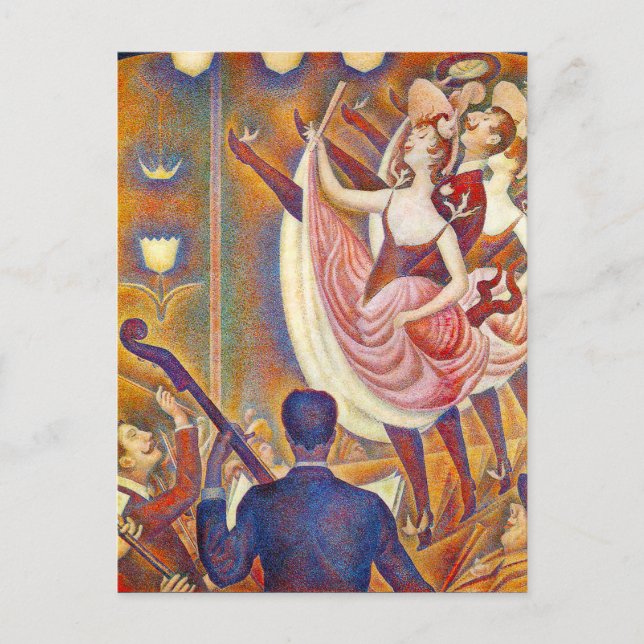 Seurat Le Chahut Postcard (Front)