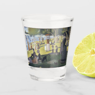 Seurat shot glass