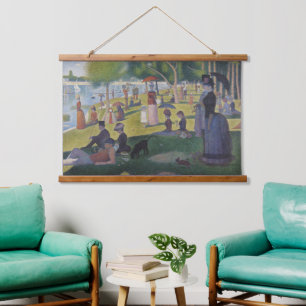 Seurat Sunday La Grande Jatte Fine Art Hanging Tapestry