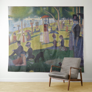 Seurat Sunday La Grande Jatte Fine Art Tapestry