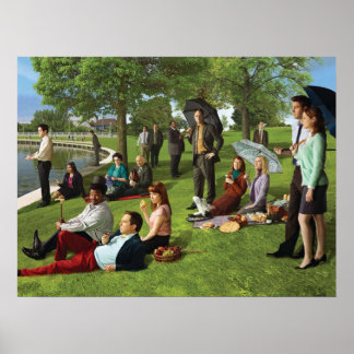 Seurat The Office Edition Poster