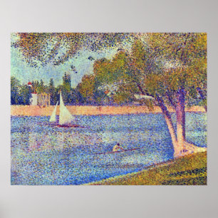 Seurat - The Seine at the Grand Jatte, Spring Poster