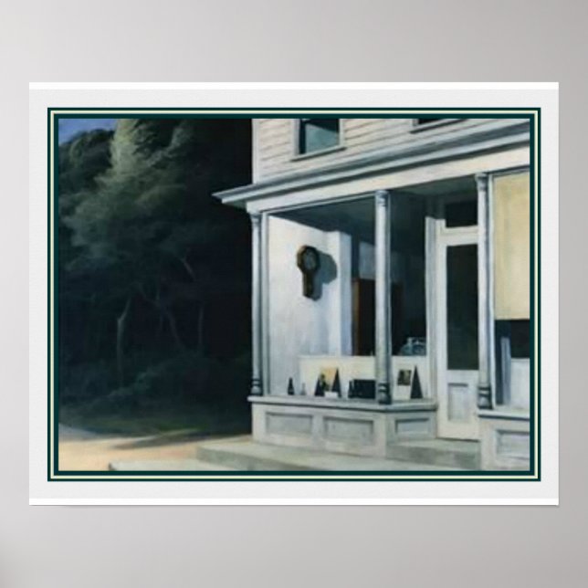 Seven A.M. by Edward Hopper Poster (Front)