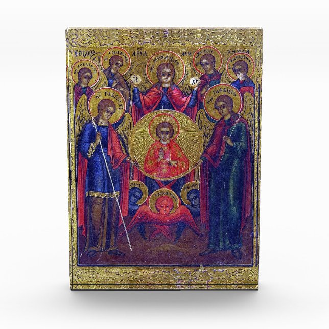Seven Archangels Christian Religious History Photo Block (Front)