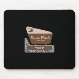 Seven Bends State Park Virginia Va Welcome Sign Va Mouse Pad