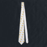 Seven branch menorah of Israel and Shema Israel Tie<br><div class="desc">Seven branch menorah of Israel and Shema Israel</div>