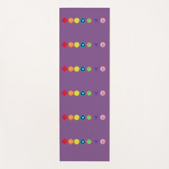 Seven Chakra YogaYoga Mat (Front)