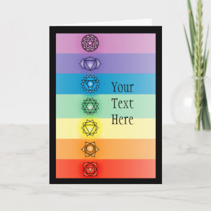 Seven Chakras Greeting Card 2