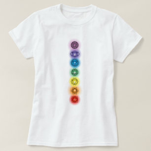 Seven Chakras Ladies Baby Doll T-shirt