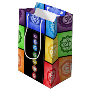Seven Chakras Meditation Medium Gift Bag