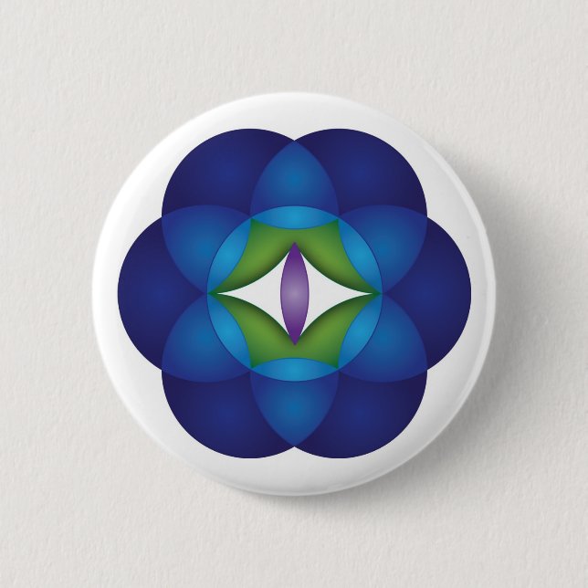 Seven Circles Band Button (Front)