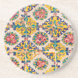 Seven-colour persian tile coaster