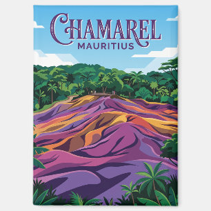 Seven Coloured Earths Mauritius Magnet