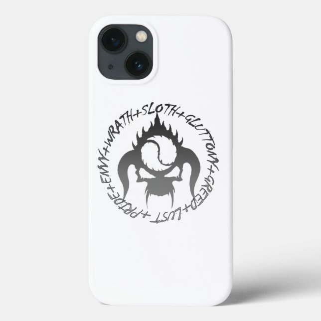 Seven deadly sins Case-Mate Tough iPhone Case (Back)