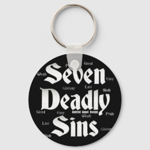 Seven Deadly Sins Logo Key Ring