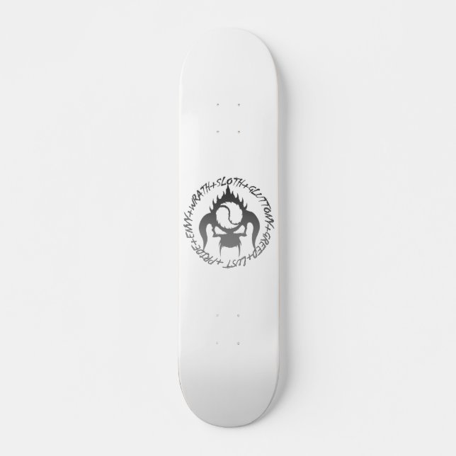Seven deadly sins skateboard (Front)