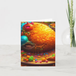 Seven Deadly Sins Study - Gluttony I Holiday Card